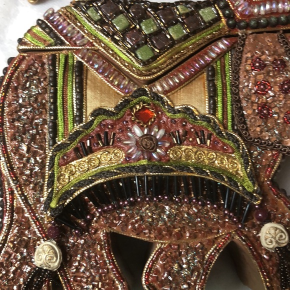 Mary Frances Vintage Collectible Elephant Box Shoulder Crossbody Bag, Rare Find - Picture 2 of 11